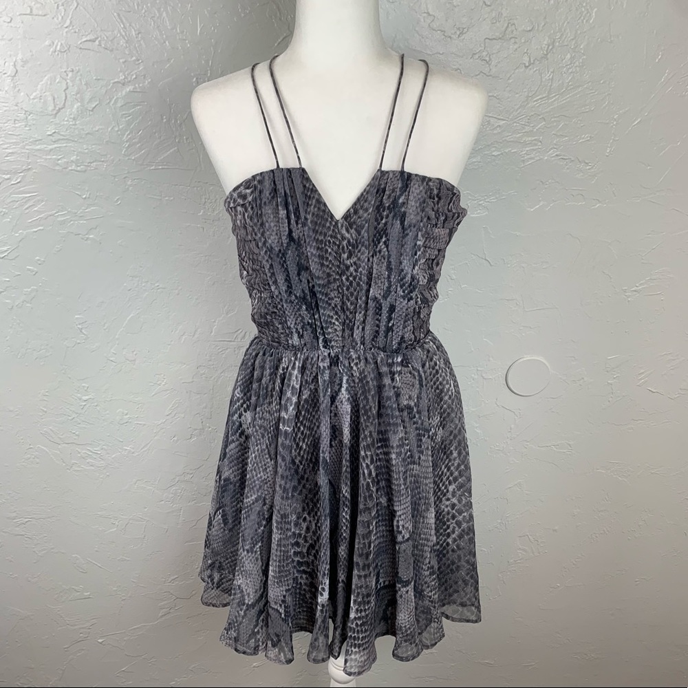 NWT W118 by Walter Baker Daphine python dress Sm